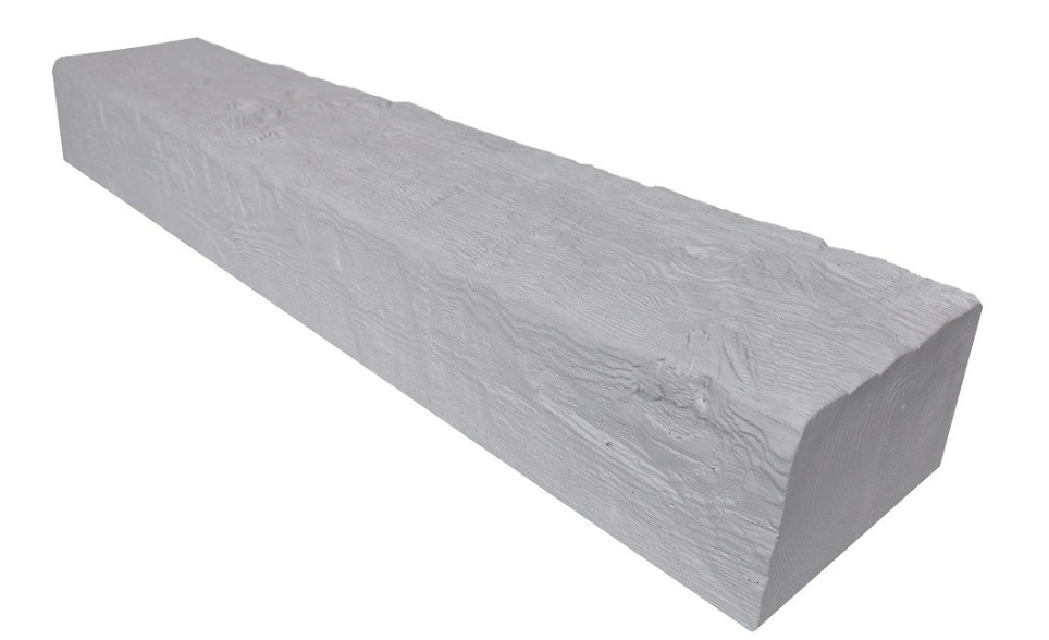 PU trám Rustic biely 19 x 12 x 4m