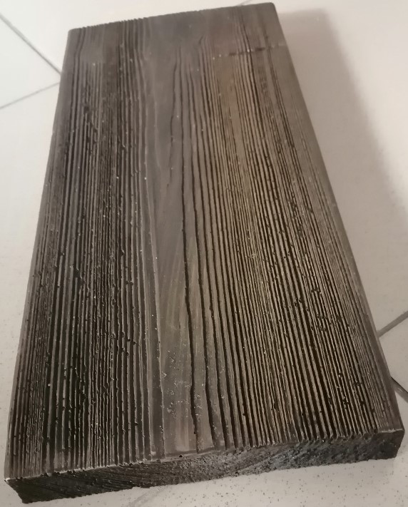 PU doska Rustic biela 20 x 2,5 cm , 2,6 m